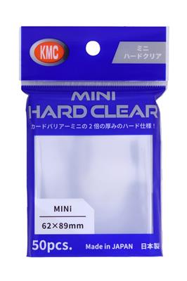 KMC Small Sleeves - Mini Hard Clear (50 Sleeves)