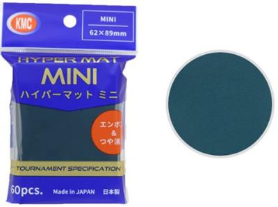 KMC Small Sleeves - Hyper MAT Mini Green (60 Sleeves)