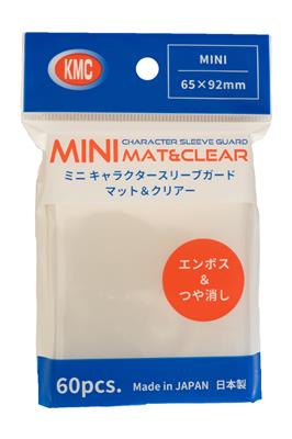 KMC Small Sleeves - Mini Character Sleeve Guard MAT & CLEAR (60 Sleeves)