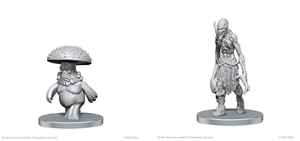 Pathfinder Battles Deep Cuts: Myceloid & Grimstalker - Detaljerade Spelfigurer för Bordsspel