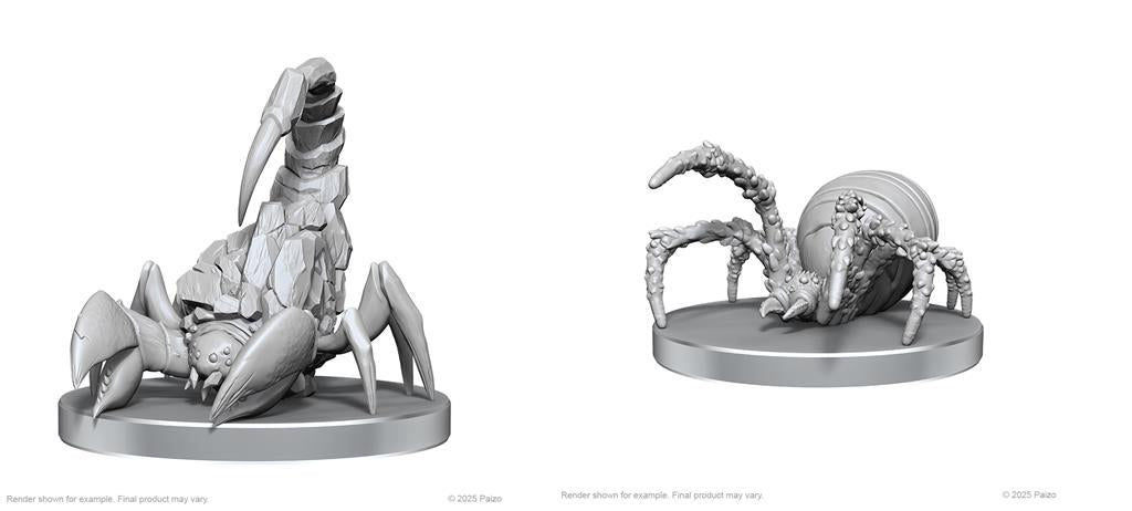 Pathfinder Battles Deep Cuts: Grottskorpion & Jaktspindel