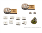 Bolt Action - MDF Artillery Zeroing In Markers - USA Warlord Games