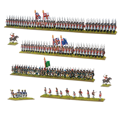 Black Powder - Epic Battles: Revolution! British Army Brigade Warlord Games