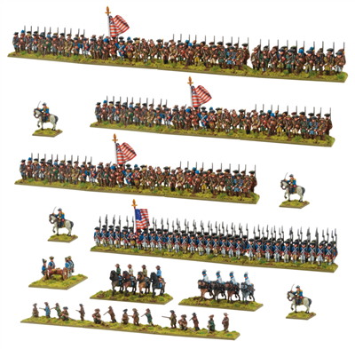 Black Powder - Epic Battles: Revolution! - Continental Army Brigade Warlord Games