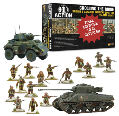 Bolt Action - Brittisk & Kanadensisk Infanteri (Vinter) Startarmé "Övergången av Rhen" Warlord Games