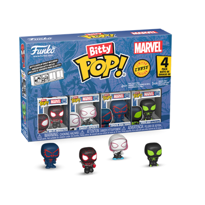 Funko Bitty POP: SM - Miles Morales 4PK - Samlarfigurer Funko
