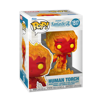 Funko POP Marvel: FF S1 - Human Torch - Samlarfigur Funko