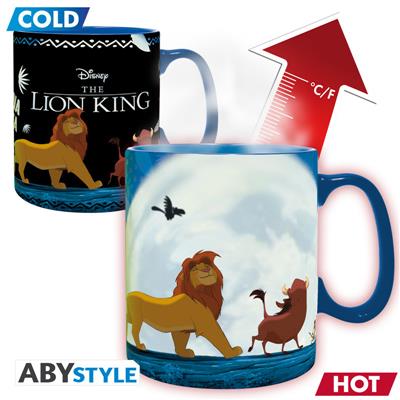 DISNEY - Mugg med temperaturförändring - 460ml - Lejonkungen - kartong SAS ABYSSE CORP