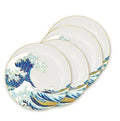 Set of 4 plates - The Great Wave off Kanagawa