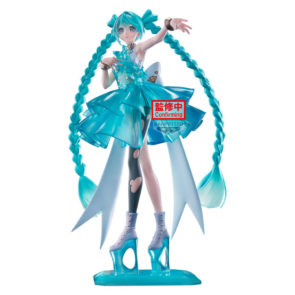 HATSUNE MIKU BANPRESTO EVOLVE Clearluxe-EmeraldGem-FIGUR