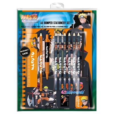 Naruto A4 Bumper Stationery Set