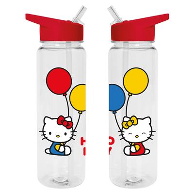 Hello Kitty Plastflaska med Ballonger