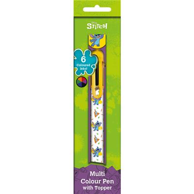 Lilo & Stitch (Best Buds) Multi Colour 6-In-1 Pen