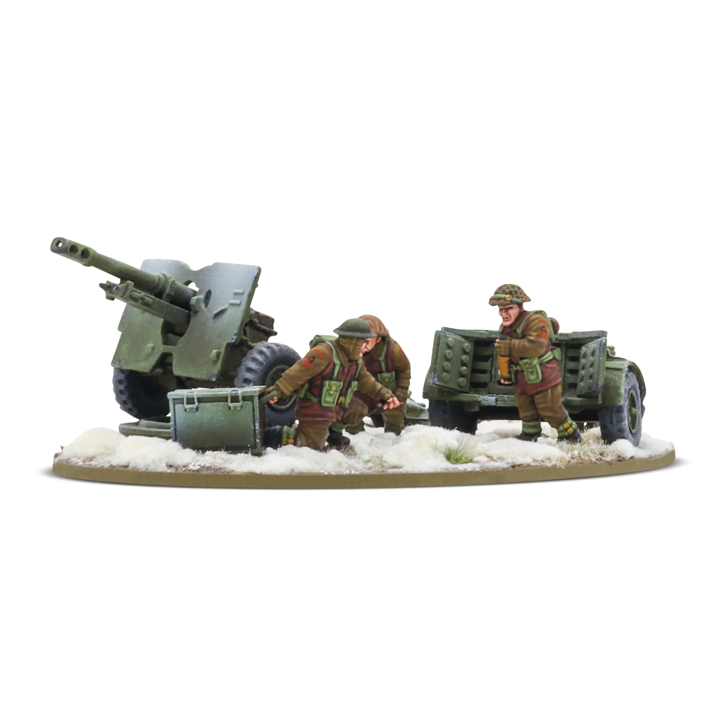 Bolt Action - British & Canadian 25 Pdr. Anti-Tank Gun (Winter) Warlord Games