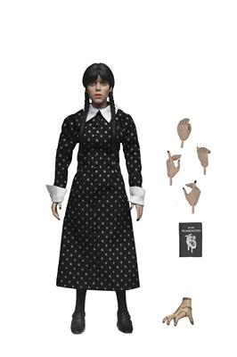 Wednesday - 8” Klädd Action Figur - Wednesday Addams (Klassisk Klänning)