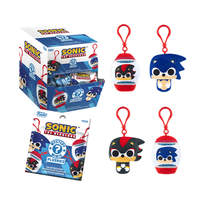 Funko POP gosedjur Nyckelring: Sonic-12pcPDQ(Blind) Funko