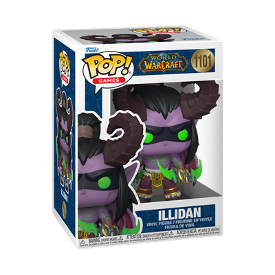 Funko POP Games: World of Warcraft - Illidan w/CH (5+1)