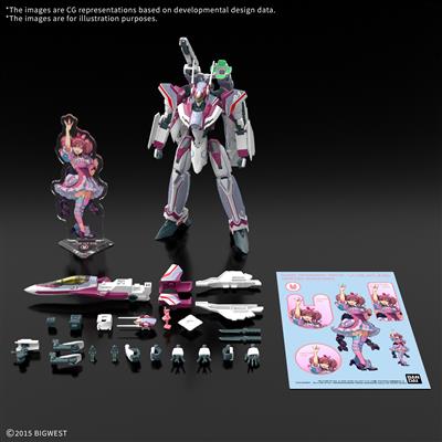 HG 1/100 VF-31C SIEGFRIED (Mirage Farina Jenius-version) Deluxe-set