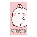 Molang - Handduk - Rosa - 75x150 cm