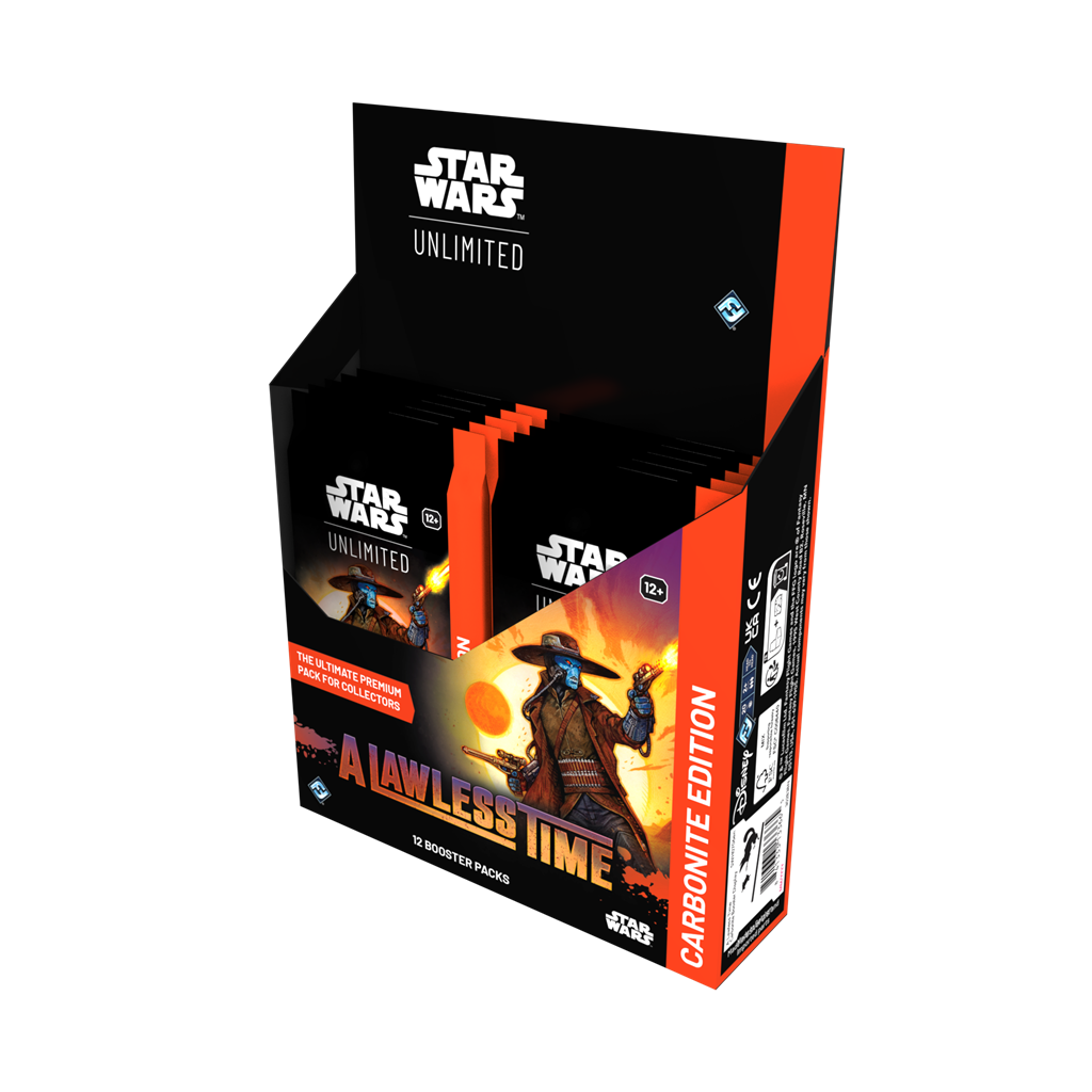 FFG - Star Wars: Unlimited - A Lawless Time Carbonite Booster Display (12 Boosters)