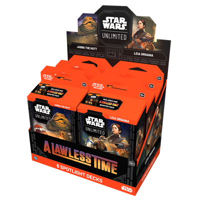 FFG - Star Wars: Unlimited - Spotlight Deck Display A Lawless Time (6 Decks)