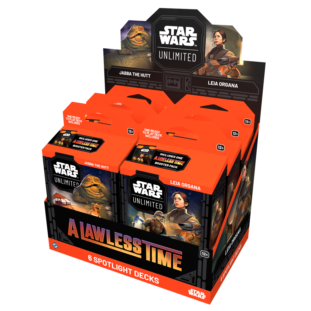 FFG - Star Wars: Unlimited - Spotlight Deck Display A Lawless Time (6 Decks)