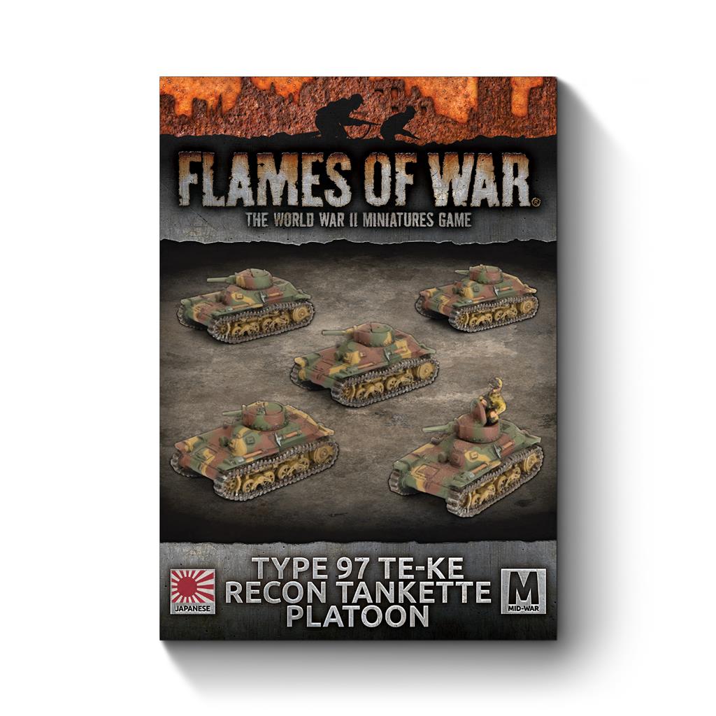 Type 97 Te-Ke Recon Tankette Platoon (x5) Gale Force Nine