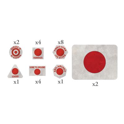 Japanska MW Tokens (x20) och Mål (x2) Gale Force Nine