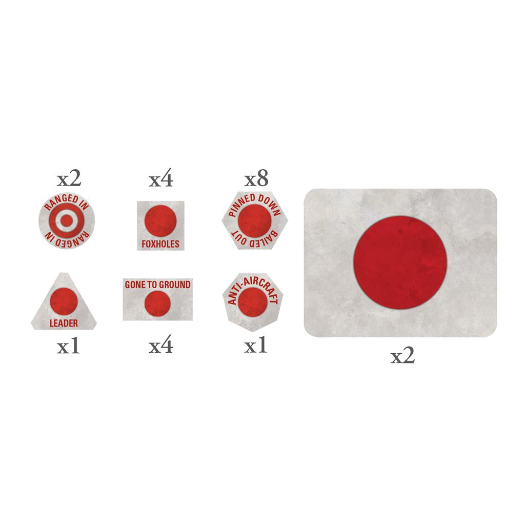Japanska MW Tokens (x20) och Mål (x2) Gale Force Nine
