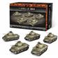 Marine M4 Sherman Platoon (x5 Plastiktankar) Gale Force Nine