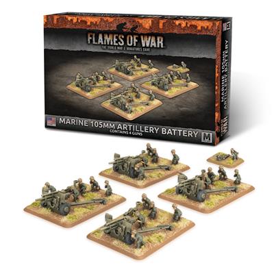 Marine 105mm Artillery Battery (x4) Gale Force Nine