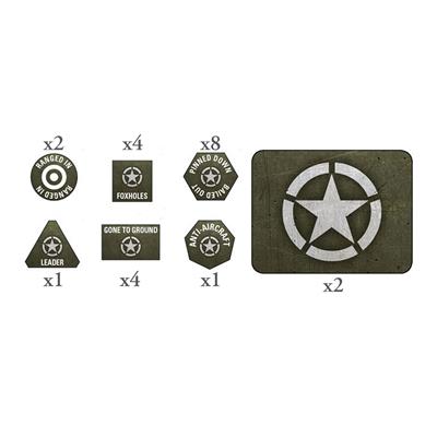 American LW Tokens Set (x20) och Objectives (x2) Gale Force Nine