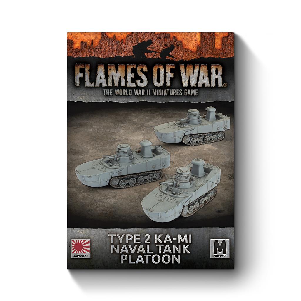 Type 2 Ka-Mi Naval Tank Platoon (x3) Gale Force Nine