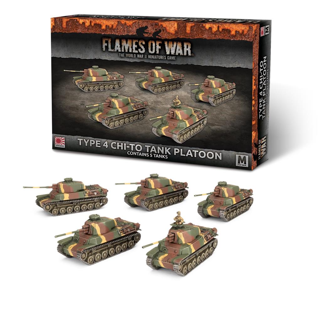 Type 4 Chi-To Tank Platoon (x5) Gale Force Nine