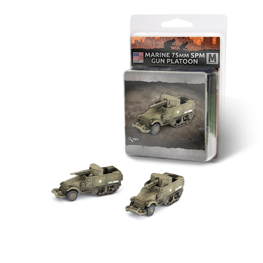 Marine 75mm SPM Självgående Kanonpluton (x2) Gale Force Nine