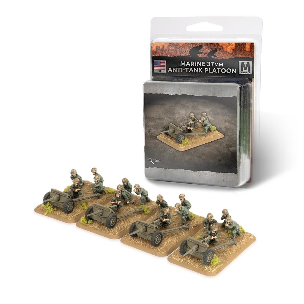Marine 37mm Anti-tank Pluton (x4) Gale Force Nine