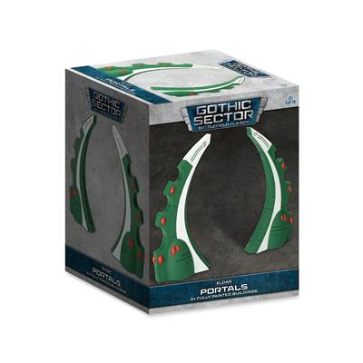 Gothic Sector: Eldar Portals (x2) - Färdiga Terrängmoduler i Tabellformat Gale Force Nine