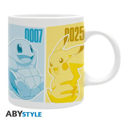 POKEMON - Mug - 320 ml - Pikachu & Kanto Starters - subli SAS ABYSSE CORP