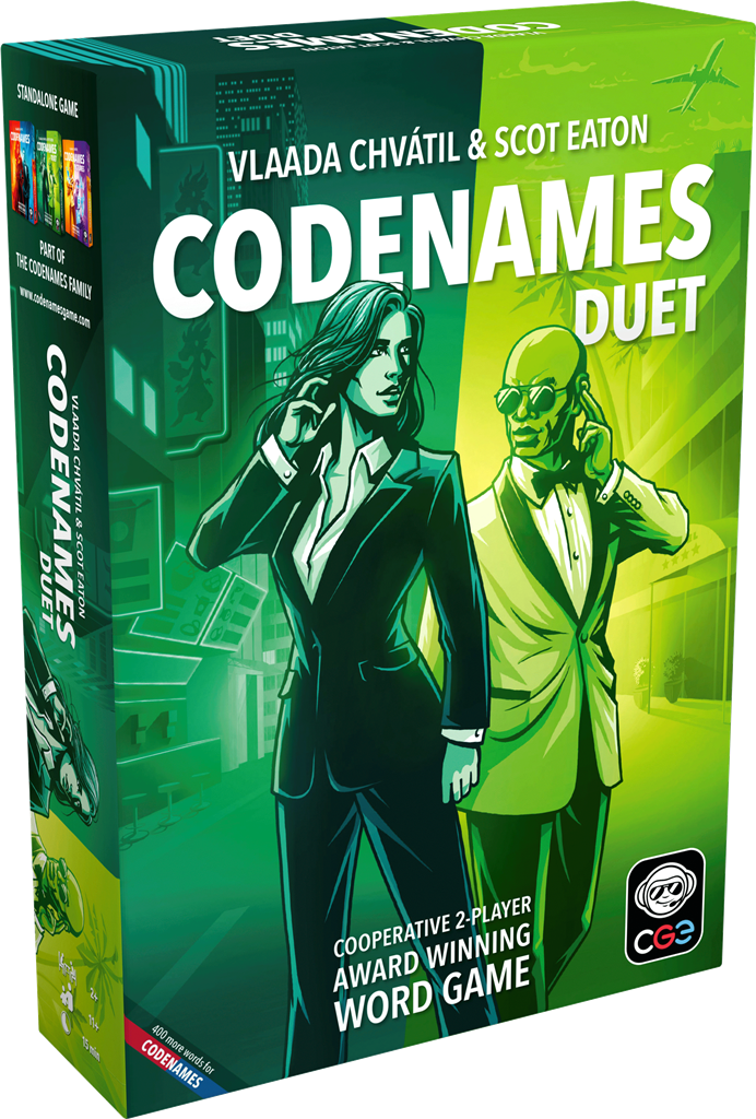 Codenames: Duett – Samarbetsversion av det klassiska ordspelet med ny spelupplevelse