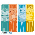 POKEMON - Flexibelt Musmatta - Kanto Starters SAS ABYSSE CORP
