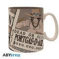ONE PIECE - Mug - 460ml - Wanted Ace - Cardboard packaging