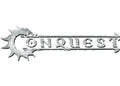 Conquest - Dweghom Logo på Röd Marmorerad Tärningar med Orange Pips - 24 per paket Para Bellum Games