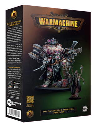 Warmachine: Exulon Nostilla & The Aberration Mercenary Steamforged Games