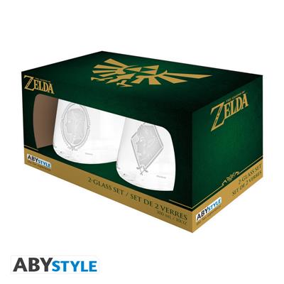 THE LEGEND OF ZELDA - 2 Glas Set - Zelda & Link SAS ABYSSE CORP