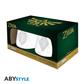 THE LEGEND OF ZELDA - 2 Glas Set - Zelda & Link SAS ABYSSE CORP