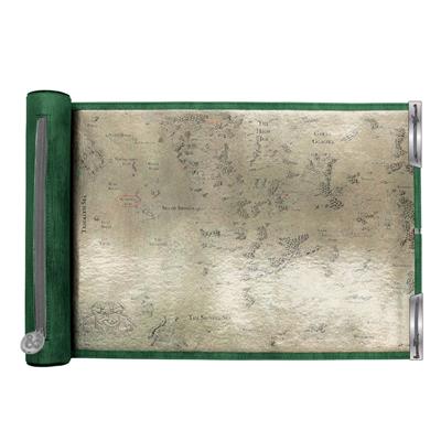UP - Artifacts Through the Ages: Drizzt & Forgotten Realms Premium Dice Scroll Map for D&D