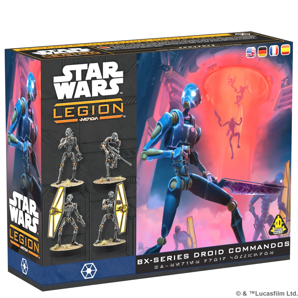 Star Wars: Legion - BX-seriens Droidkommandoenhetsutvidning/DE/SP/FR
