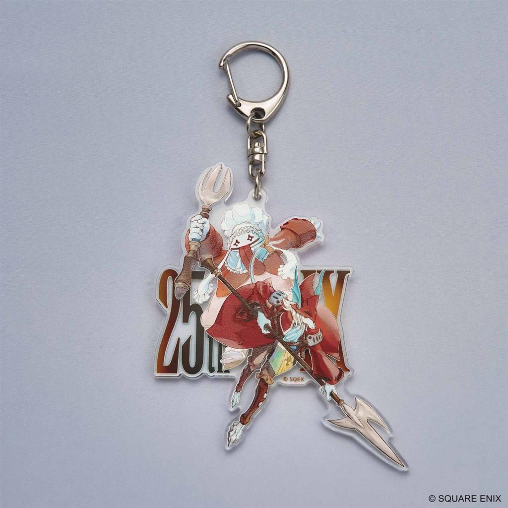 FINAL FANTASY IX 25th Anniversary Acrylic Keychain - Quina & Freija