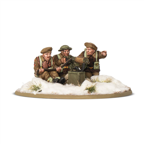 Bolt Action - Brittiska och Kanadensiska Infanteri (Vinter) MMG Team Warlord Games