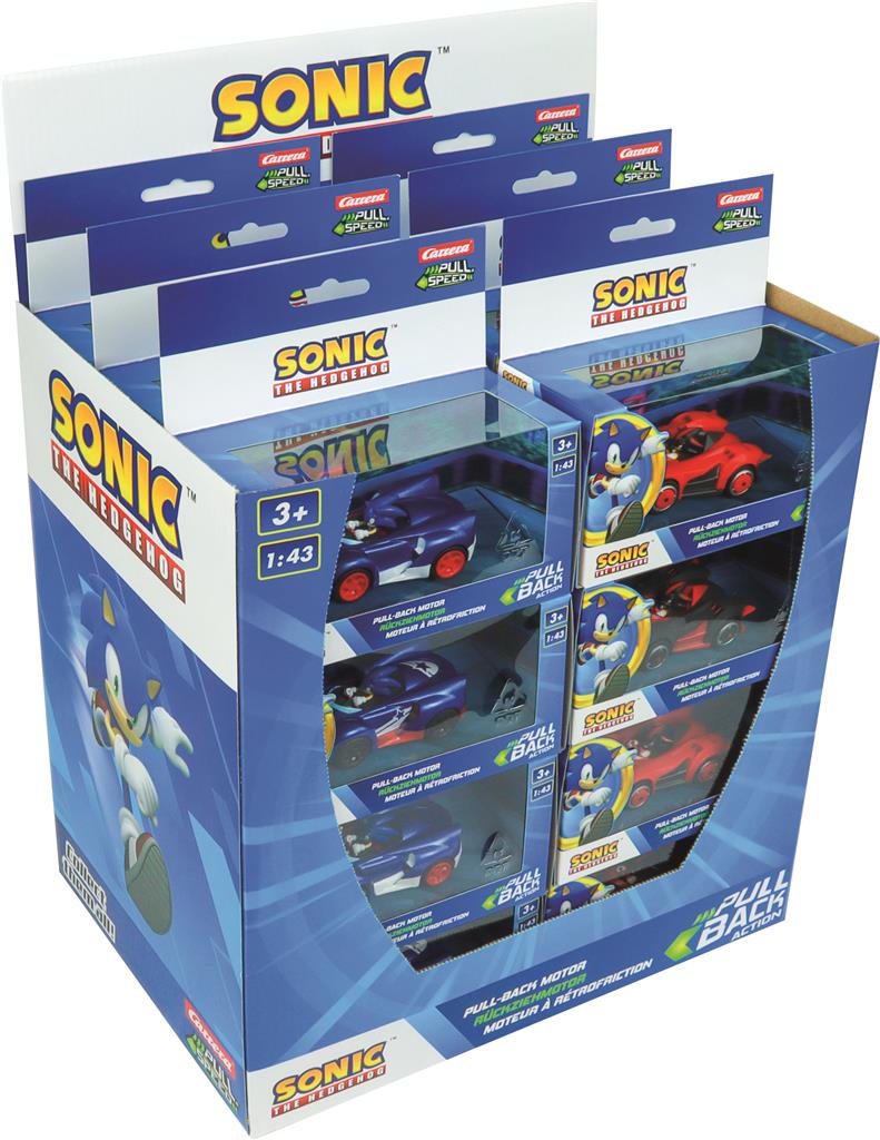 Carrera - Display Sonic the Hedgehog, blandade (24 st)